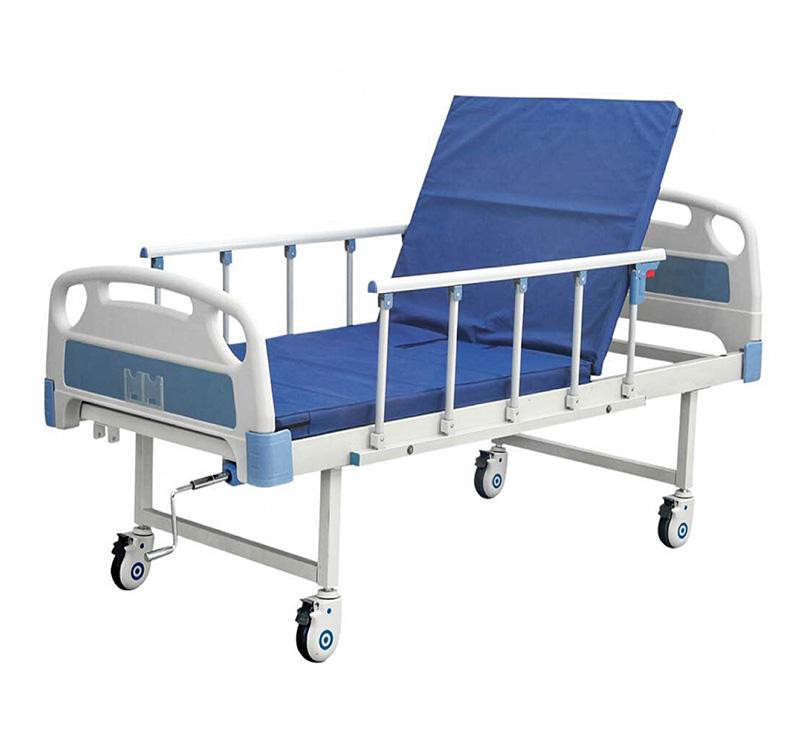 Single crank ICU Bed